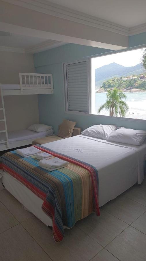 Mansao Tenorio - Suites, Estudio Ou Cobertura Pe Na Areia Ubatuba Bagian luar foto