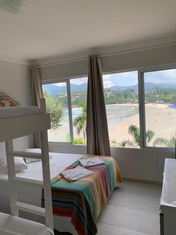 Mansao Tenorio - Suites, Estudio Ou Cobertura Pe Na Areia Ubatuba Bagian luar foto